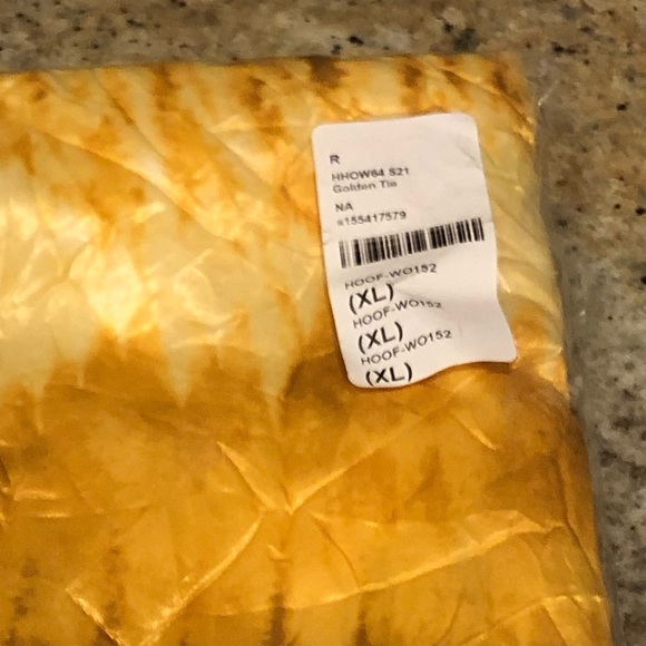 House of Harlow 1960 Coverup in Yellow Tie Dye. Size XL. Brand new! - Picture 6 of 6